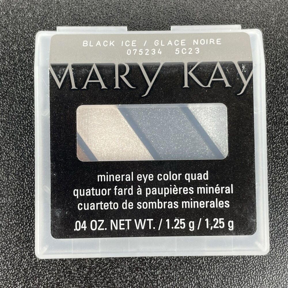 Mary Kay Mineral Eye Color Quad Black Ice 075234 5C23 .04 oz Brand New